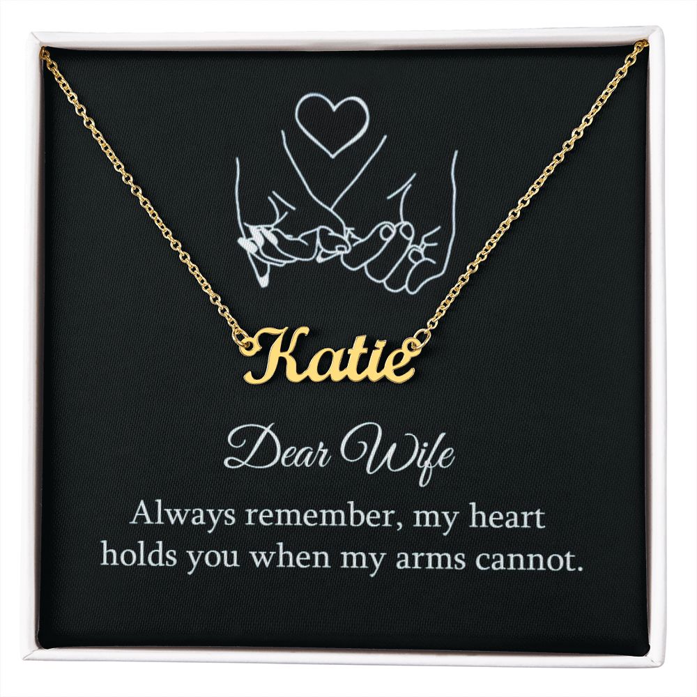 Give your special someone a custom necklace made just for them! Our Personalized Name Necklace is the perfect gift for your loved ones and will become a versatile accessory for any occasion. From a heart-warming holiday present, anniversary or birthday gift, or just because, this unique necklace adds a trendy touch to any outfit.