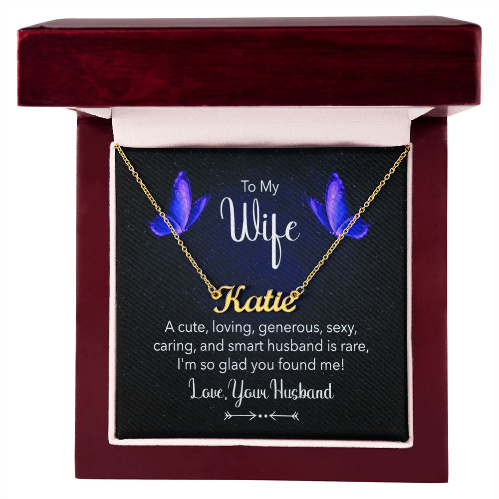 Give your special someone a custom necklace made just for them! Our Personalized Name Necklace is the perfect gift for your loved ones and will become a versatile accessory for any occasion. From a heart-warming holiday present, anniversary or birthday gift, or just because, this unique necklace adds a trendy touch to any outfit.