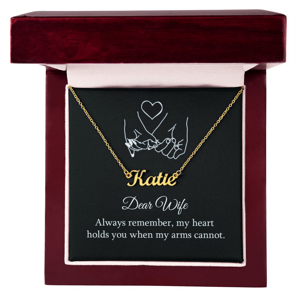Give your special someone a custom necklace made just for them! Our Personalized Name Necklace is the perfect gift for your loved ones and will become a versatile accessory for any occasion. From a heart-warming holiday present, anniversary or birthday gift, or just because, this unique necklace adds a trendy touch to any outfit.
