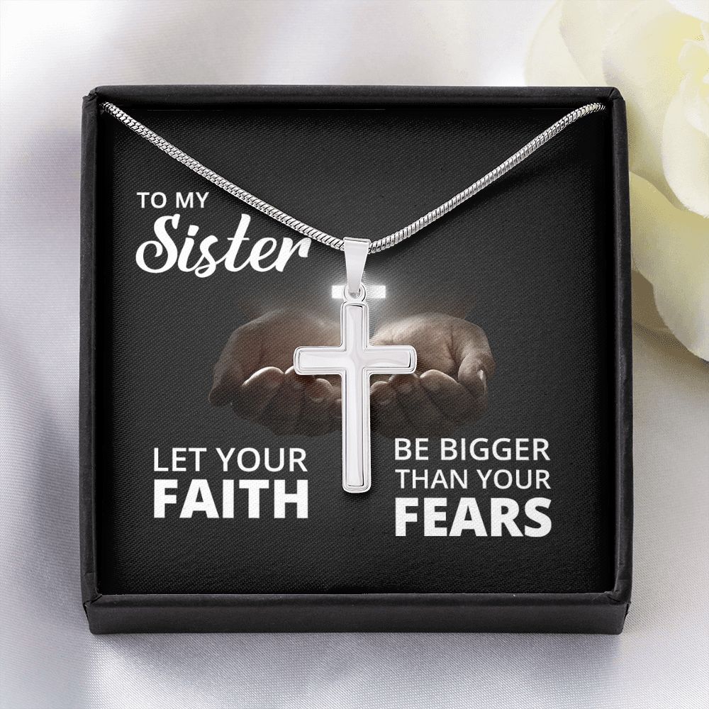 Wear your faith proudly with this stunning artisan-crafted Stainless Steel Cross Necklace. Perfect for special occasions or everyday wear, our Cross Necklace is a wonderful gift idea for you or your loved one. Imagine the look on their face when they open up this thoughtful gift!