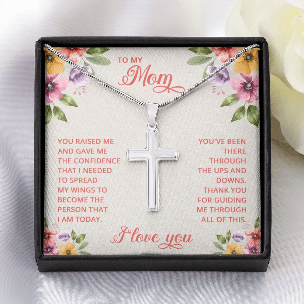 Wear your faith proudly with this stunning artisan-crafted Stainless Steel Cross Necklace. Perfect for special occasions or everyday wear, our Cross Necklace is a wonderful gift idea for you or your loved one. Imagine the look on their face when they open up this thoughtful gift!