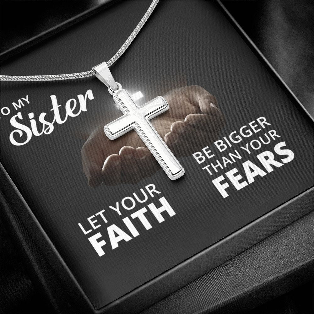 Wear your faith proudly with this stunning artisan-crafted Stainless Steel Cross Necklace. Perfect for special occasions or everyday wear, our Cross Necklace is a wonderful gift idea for you or your loved one. Imagine the look on their face when they open up this thoughtful gift!