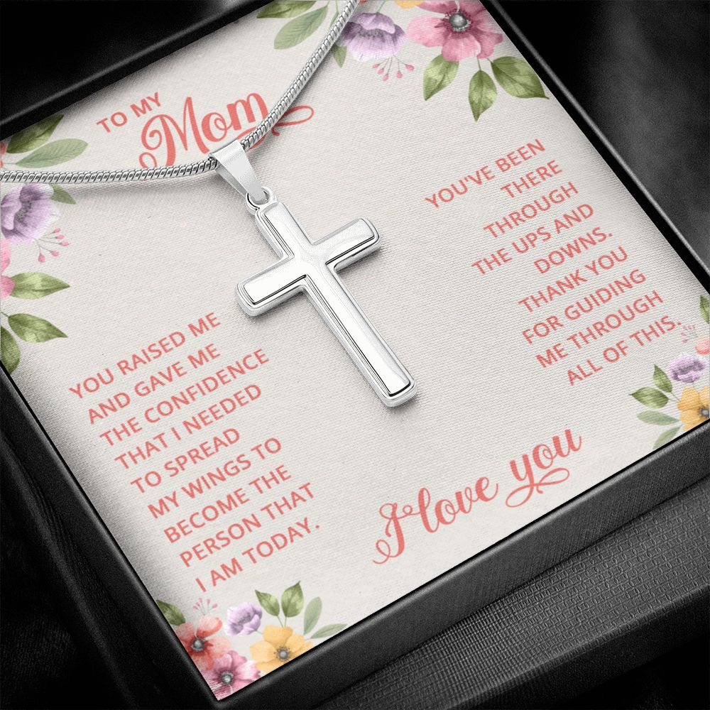 Wear your faith proudly with this stunning artisan-crafted Stainless Steel Cross Necklace. Perfect for special occasions or everyday wear, our Cross Necklace is a wonderful gift idea for you or your loved one. Imagine the look on their face when they open up this thoughtful gift!