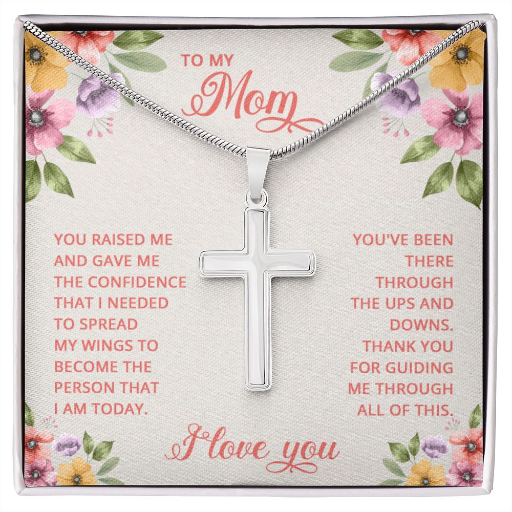 Wear your faith proudly with this stunning artisan-crafted Stainless Steel Cross Necklace. Perfect for special occasions or everyday wear, our Cross Necklace is a wonderful gift idea for you or your loved one. Imagine the look on their face when they open up this thoughtful gift!