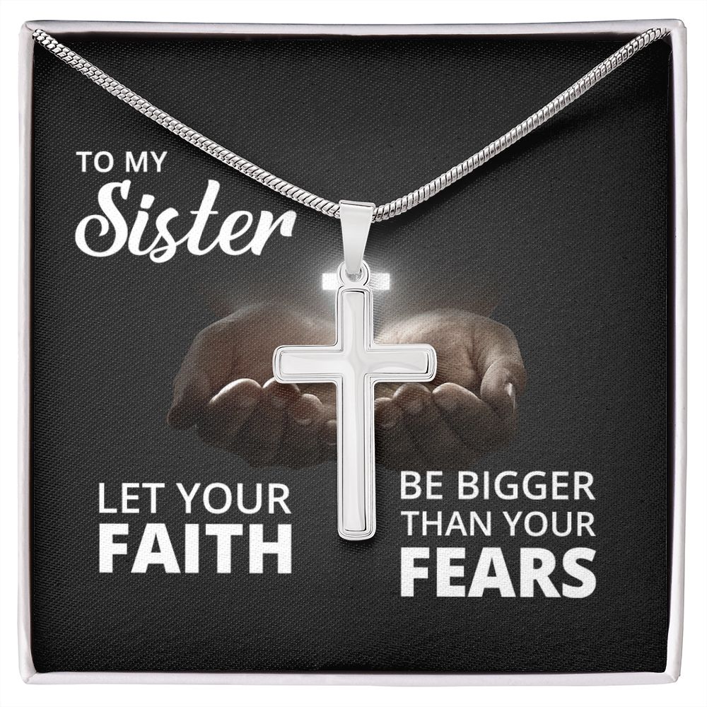 Wear your faith proudly with this stunning artisan-crafted Stainless Steel Cross Necklace. Perfect for special occasions or everyday wear, our Cross Necklace is a wonderful gift idea for you or your loved one. Imagine the look on their face when they open up this thoughtful gift!