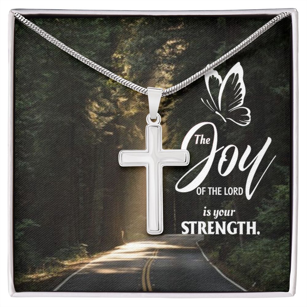 Wear your faith proudly with this stunning artisan-crafted Stainless Steel Cross Necklace. Perfect for special occasions or everyday wear, our Cross Necklace is a wonderful gift idea for you or your loved one. Imagine the look on their face when they open up this thoughtful gift!