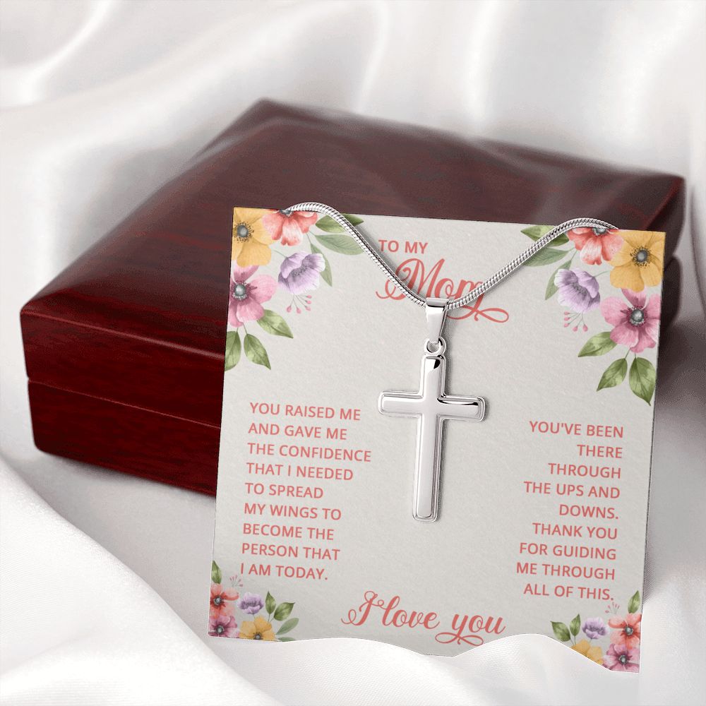 Wear your faith proudly with this stunning artisan-crafted Stainless Steel Cross Necklace. Perfect for special occasions or everyday wear, our Cross Necklace is a wonderful gift idea for you or your loved one. Imagine the look on their face when they open up this thoughtful gift!