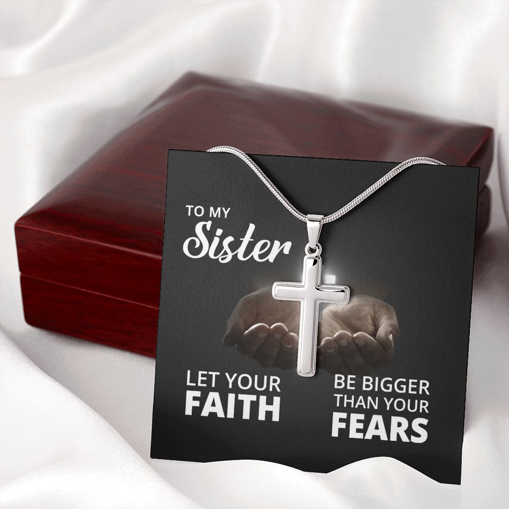 Wear your faith proudly with this stunning artisan-crafted Stainless Steel Cross Necklace. Perfect for special occasions or everyday wear, our Cross Necklace is a wonderful gift idea for you or your loved one. Imagine the look on their face when they open up this thoughtful gift!