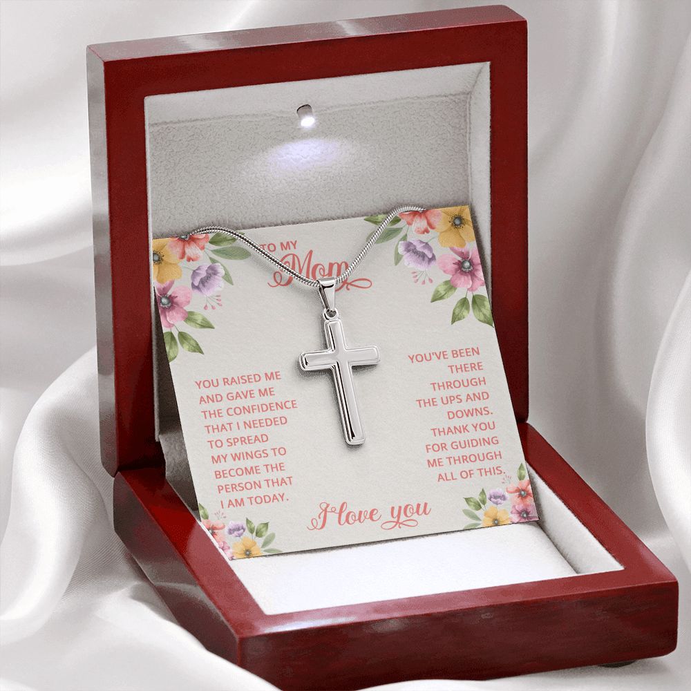 Wear your faith proudly with this stunning artisan-crafted Stainless Steel Cross Necklace. Perfect for special occasions or everyday wear, our Cross Necklace is a wonderful gift idea for you or your loved one. Imagine the look on their face when they open up this thoughtful gift!