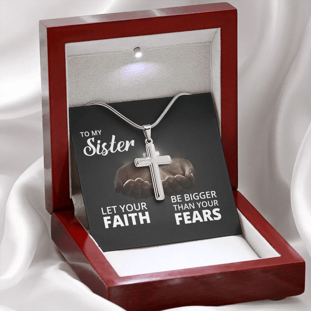 Wear your faith proudly with this stunning artisan-crafted Stainless Steel Cross Necklace. Perfect for special occasions or everyday wear, our Cross Necklace is a wonderful gift idea for you or your loved one. Imagine the look on their face when they open up this thoughtful gift!