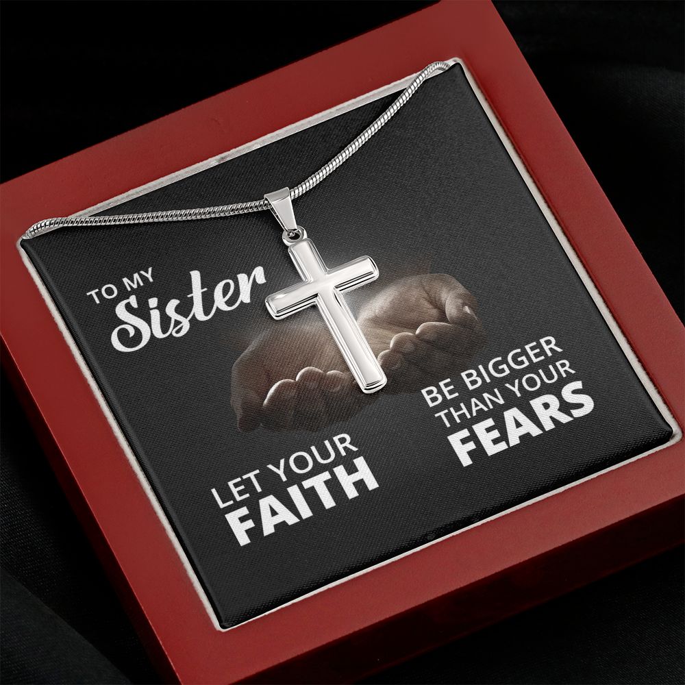 Wear your faith proudly with this stunning artisan-crafted Stainless Steel Cross Necklace. Perfect for special occasions or everyday wear, our Cross Necklace is a wonderful gift idea for you or your loved one. Imagine the look on their face when they open up this thoughtful gift!