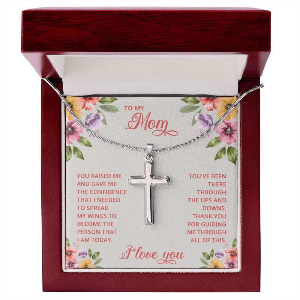 Wear your faith proudly with this stunning artisan-crafted Stainless Steel Cross Necklace. Perfect for special occasions or everyday wear, our Cross Necklace is a wonderful gift idea for you or your loved one. Imagine the look on their face when they open up this thoughtful gift!