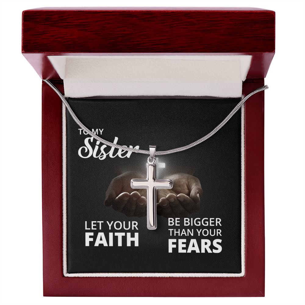 Wear your faith proudly with this stunning artisan-crafted Stainless Steel Cross Necklace. Perfect for special occasions or everyday wear, our Cross Necklace is a wonderful gift idea for you or your loved one. Imagine the look on their face when they open up this thoughtful gift!