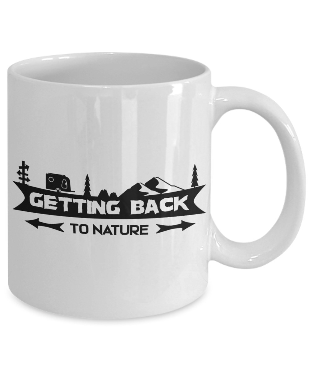 Indulge in the calming aroma of freshly brewed coffee with our Getting Back To Nature Coffee Mug! Made with high-quality materials and a nature-inspired design, this mug will enhance your coffee drinking experience and bring a sense of peace and tranquility to your daily routine. Start your day off right with this beautiful and functional mug!