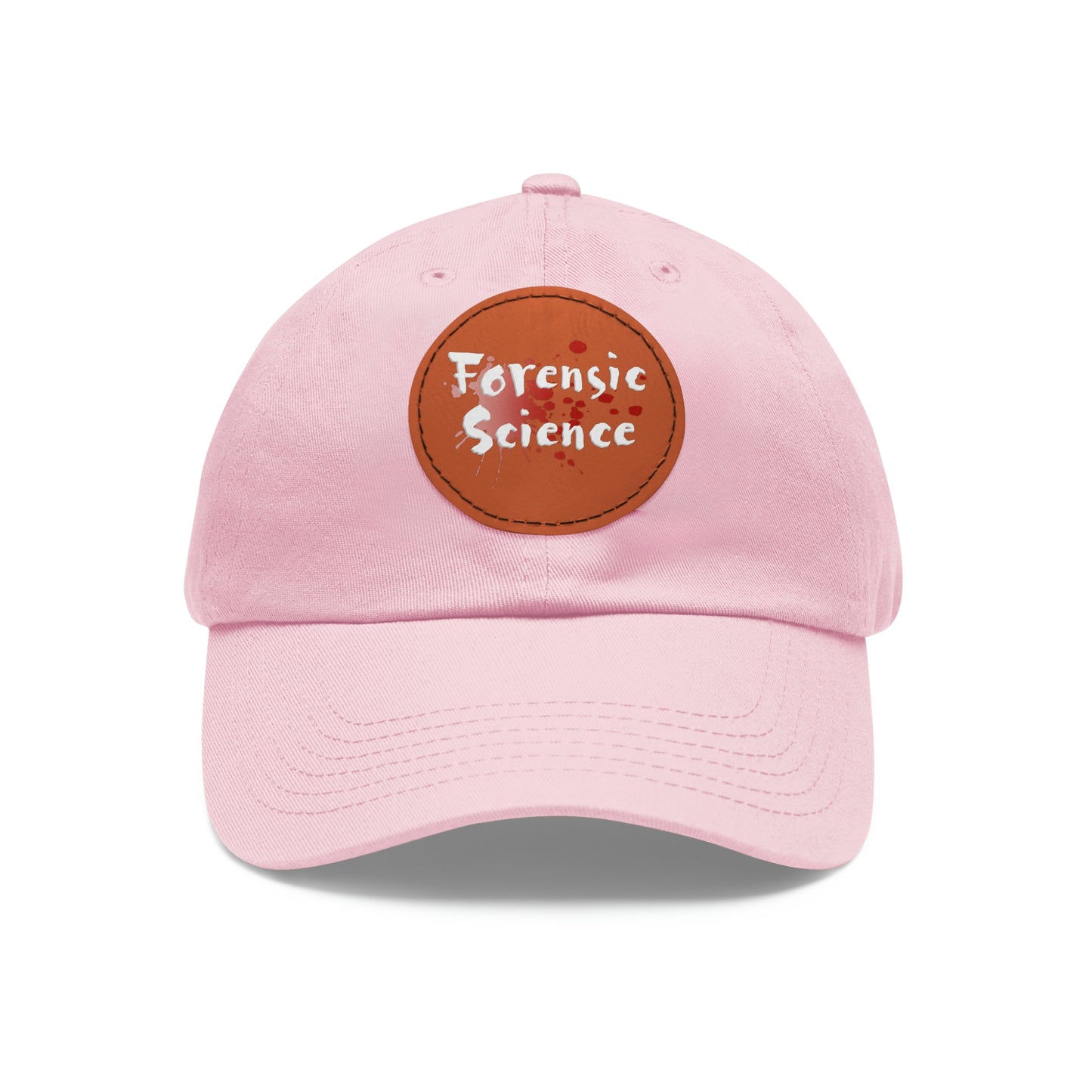 This forensic science hat is adjustable and has a leather patch which are made from 100% bio-washed chino twill. It's a very comfortable yet sturdy material that will last for ages.