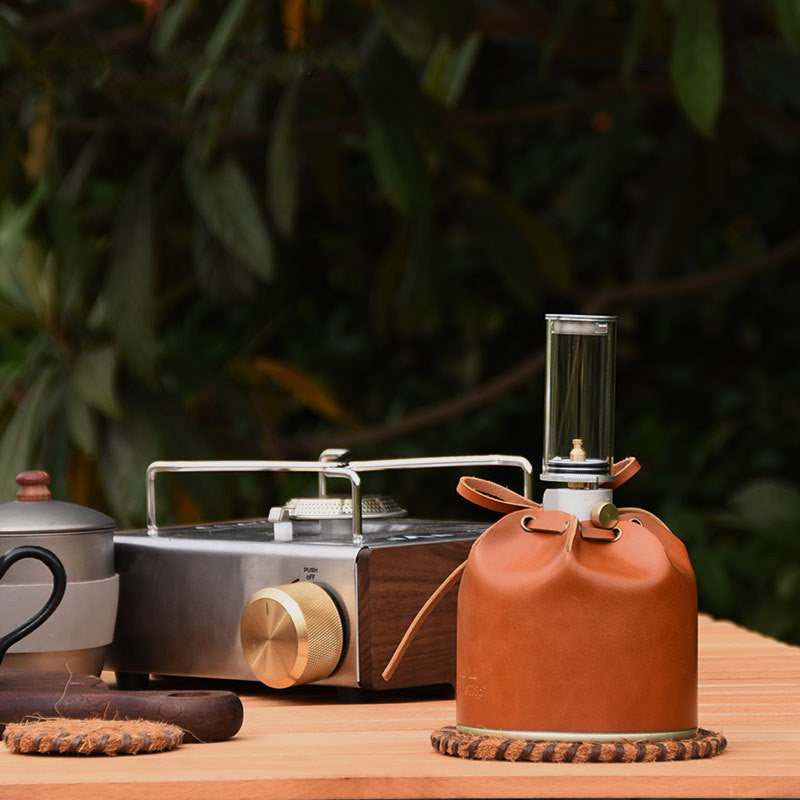 Don't let your mountaineering gas lantern tank go without a protective cover! Our rugged and reliable cover wraps securely around your tank, creating a forcefield to fend off any potential bumps and bruises.