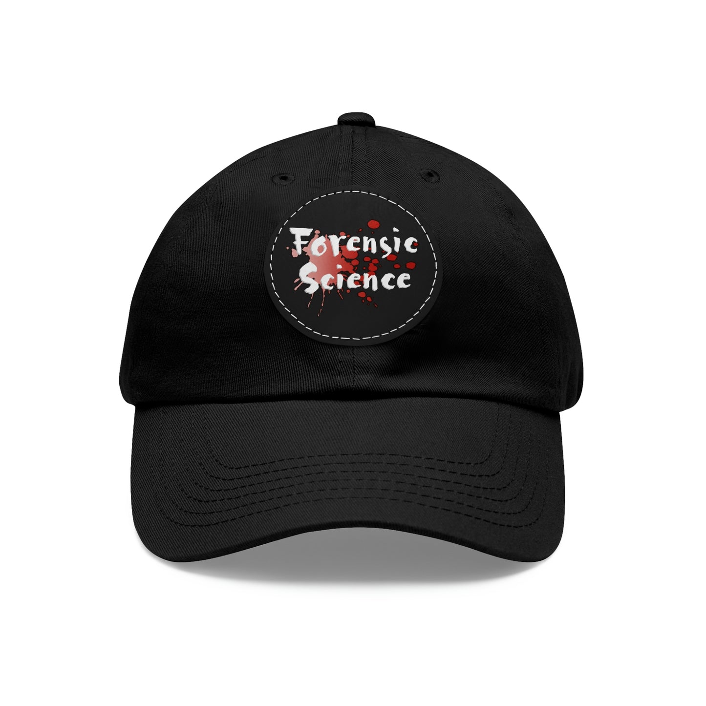 This forensic science hat is adjustable and has a leather patch which are made from 100% bio-washed chino twill. It's a very comfortable yet sturdy material that will last for ages.