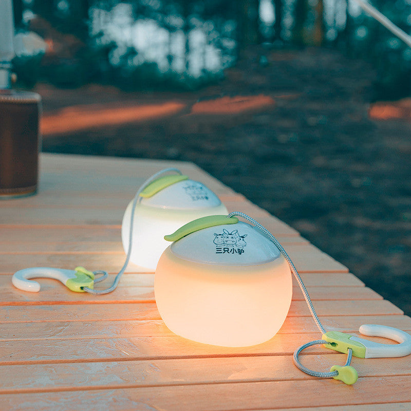 Light up your wildest outdoor dreams with this LED camping light! Featuring a rechargeable long life battery, you'll never go "dark" again. Go ahead, stay up late, keep the fire burning and the stories rolling: