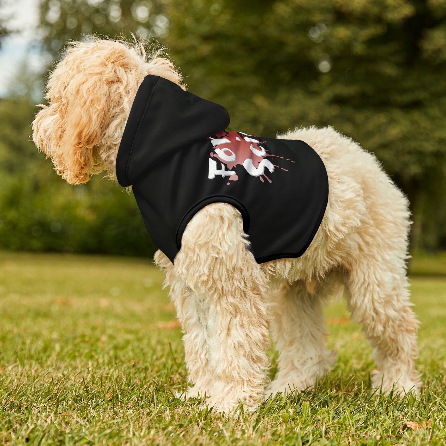 Keep your dog warm, cool, and stylish with this Black Forensic Science Dog Hoodie! Show off your dogs effortless, on-trend cool with a statement piece that lets everyone know you’re all about the Fido-inspired life, in and out of the dog park.