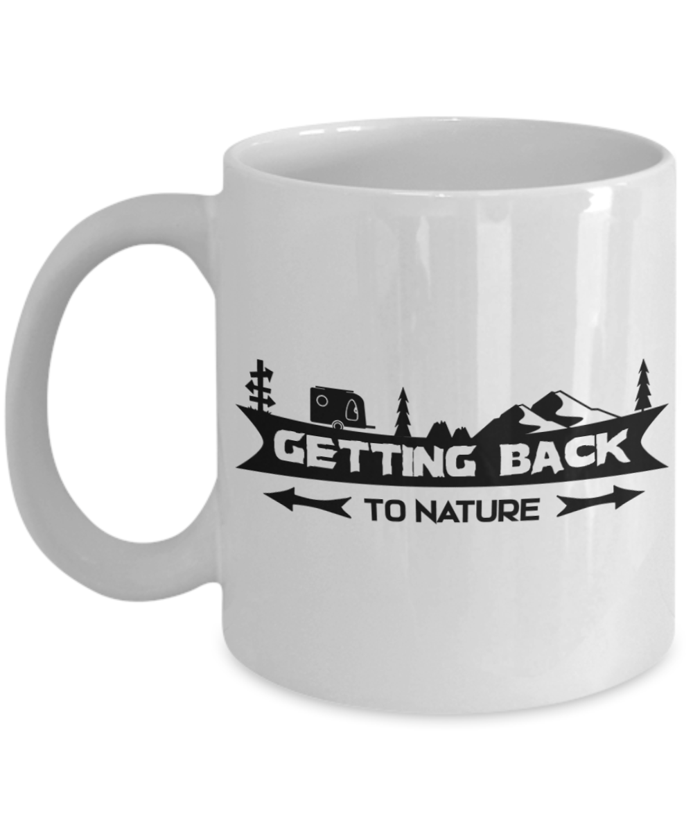 Indulge in the calming aroma of freshly brewed coffee with our Getting Back To Nature Coffee Mug! Made with high-quality materials and a nature-inspired design, this mug will enhance your coffee drinking experience and bring a sense of peace and tranquility to your daily routine. Start your day off right with this beautiful and functional mug!