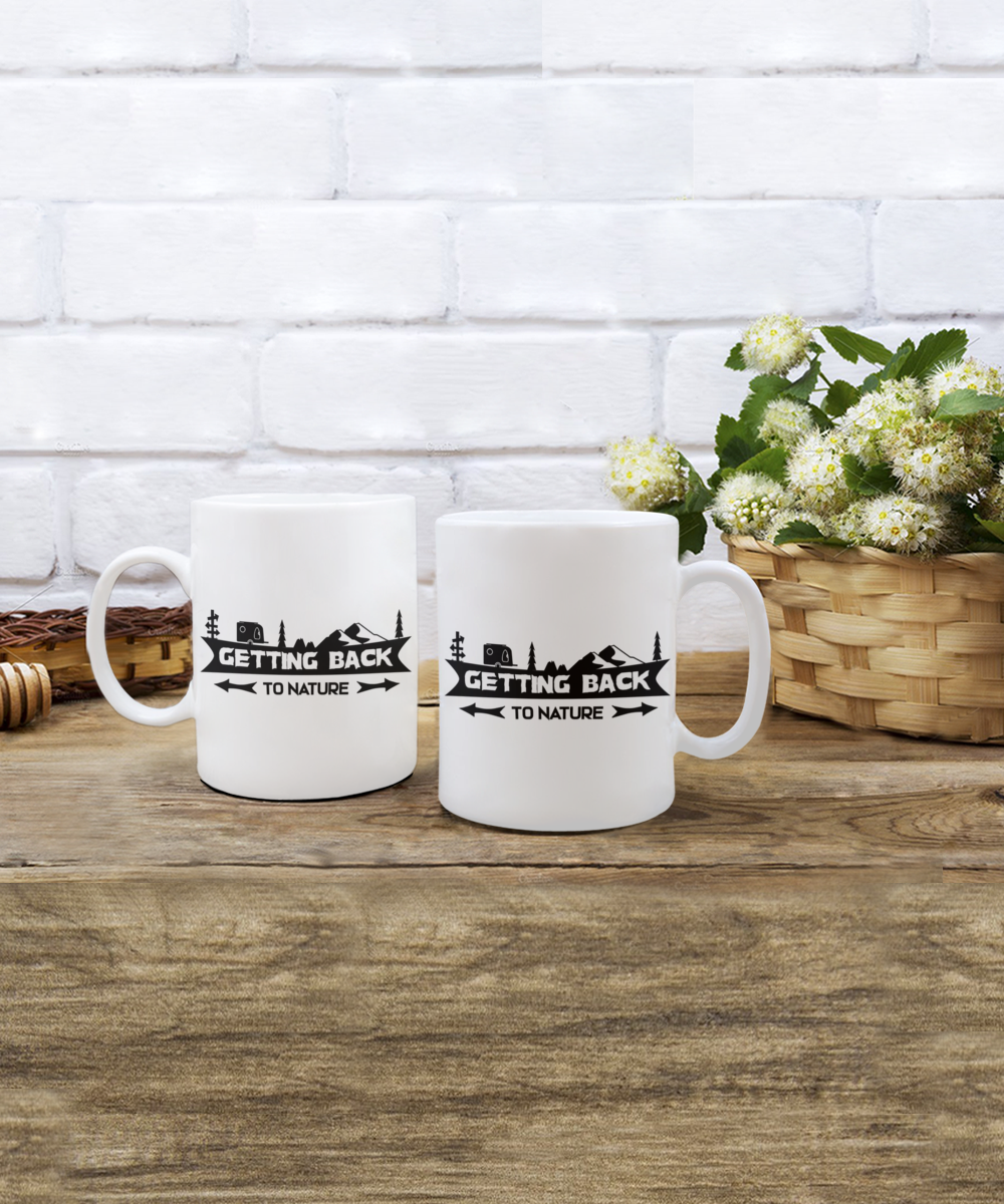 Indulge in the calming aroma of freshly brewed coffee with our Getting Back To Nature Coffee Mug! Made with high-quality materials and a nature-inspired design, this mug will enhance your coffee drinking experience and bring a sense of peace and tranquility to your daily routine. Start your day off right with this beautiful and functional mug!