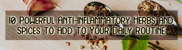 10 Powerful Anti-Inflammatory Herbs and Spices to Add to Your Daily Routine