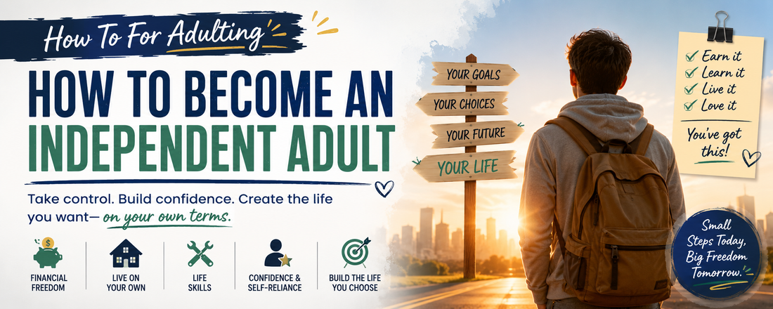 Your parents spent years preparing you to become an adult. The next step is yours. You don't have to become perfectly independent overnight. You simply have to become a little more capable today than you were yesterday at dragoyle.com