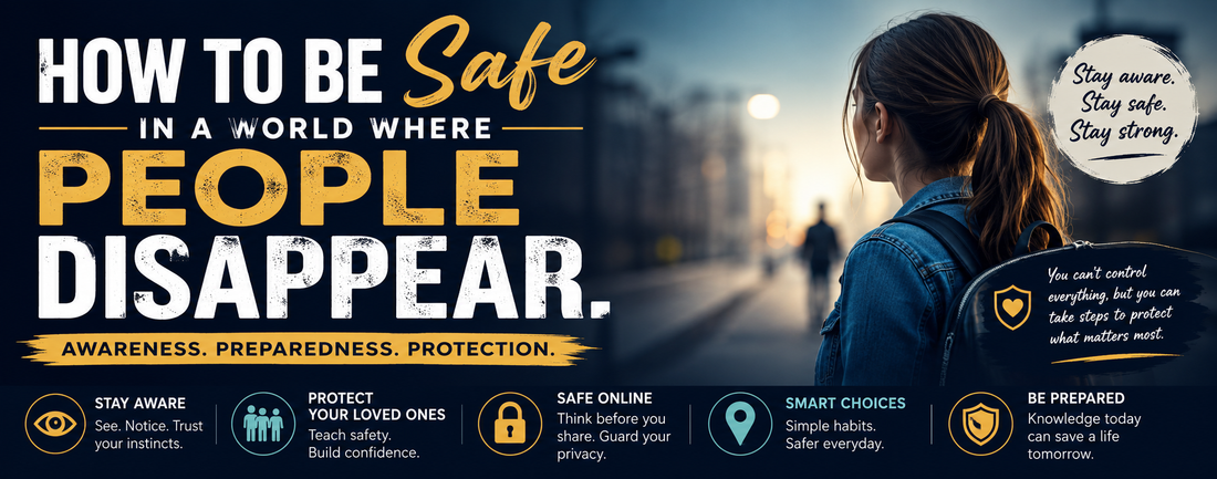 Every day, people are reported missing across the United States and around the world. While most of these cases are resolved safely, the reality of missing persons reports highlights something important, personal safety awareness still matters.