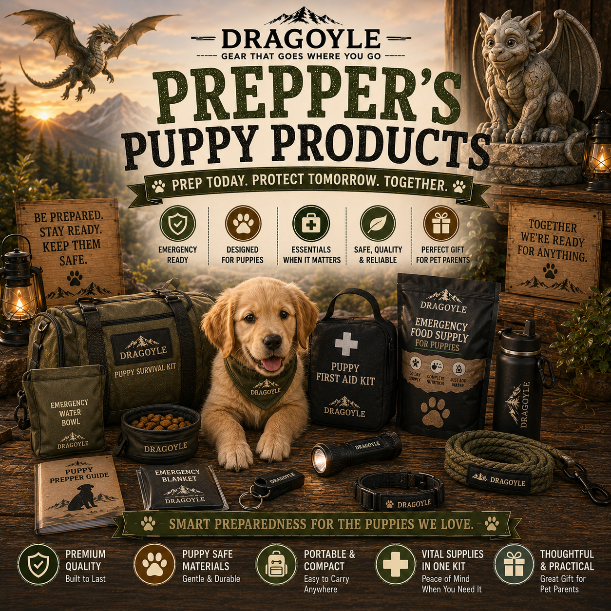 dogs are great has a large selection of awesome dog products to help your dog survive an emergency situation 