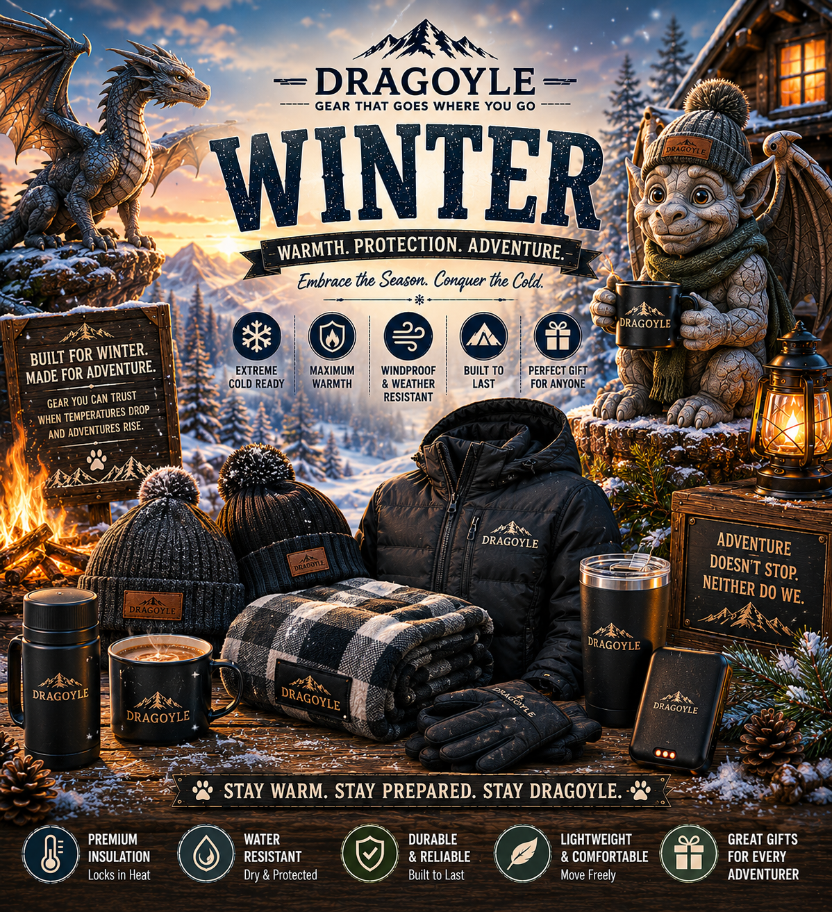 Winter Gear found at dragoyle.com