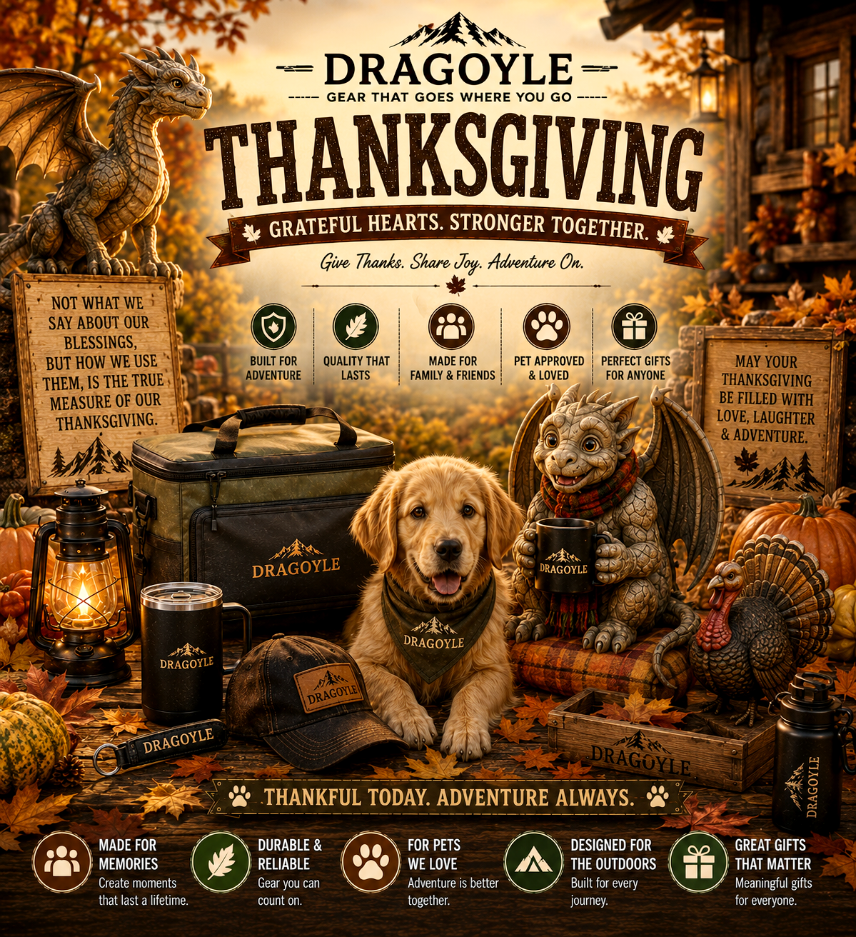 Autumn & Thanksgiving products at dragoyle.com