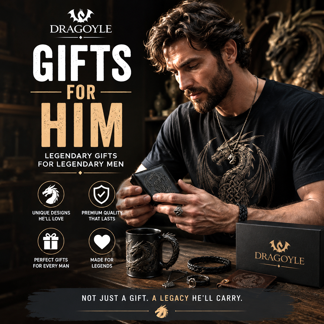 Grand Gifts For Guys found at dragoyle.com