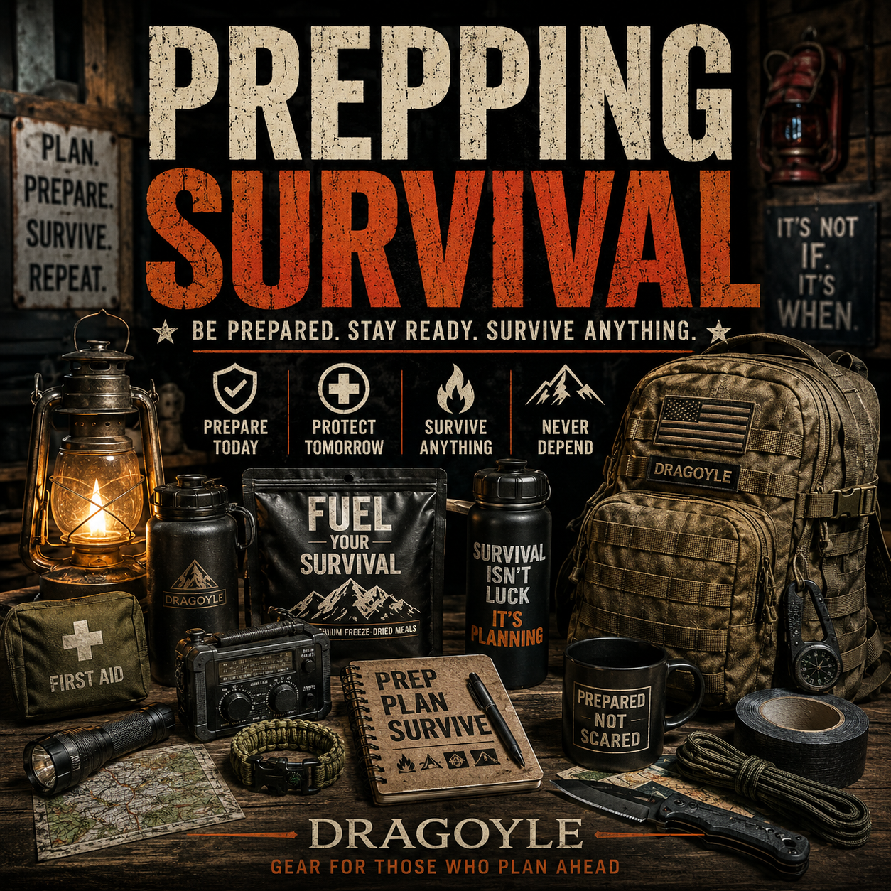 Prepping & Survival Gear at Dragoyle.com