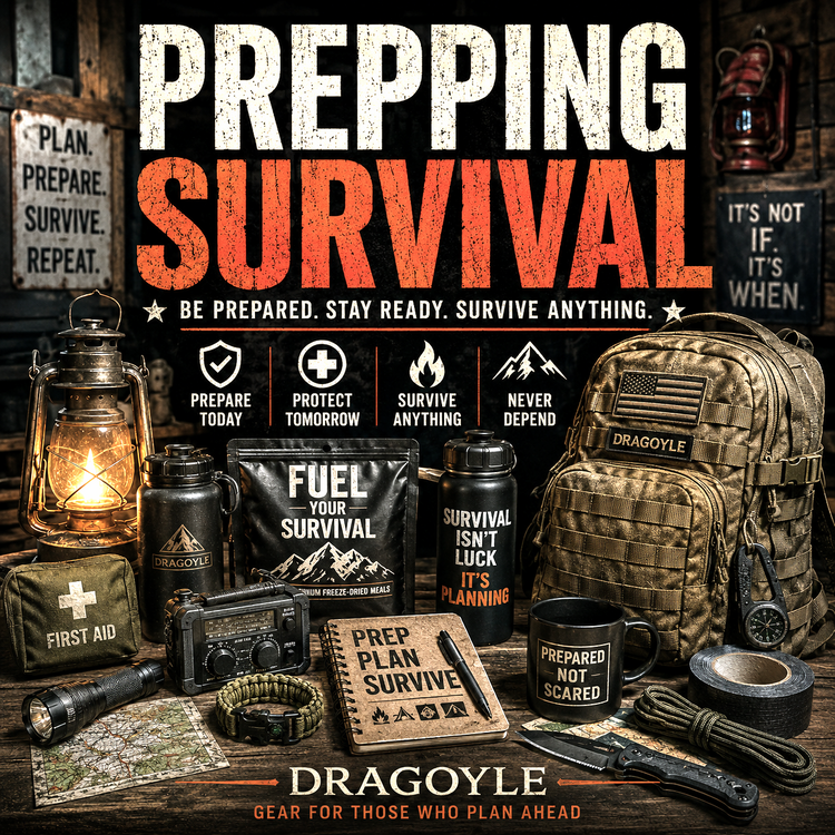 Prepping & Survival Gear found at dragoyle.com