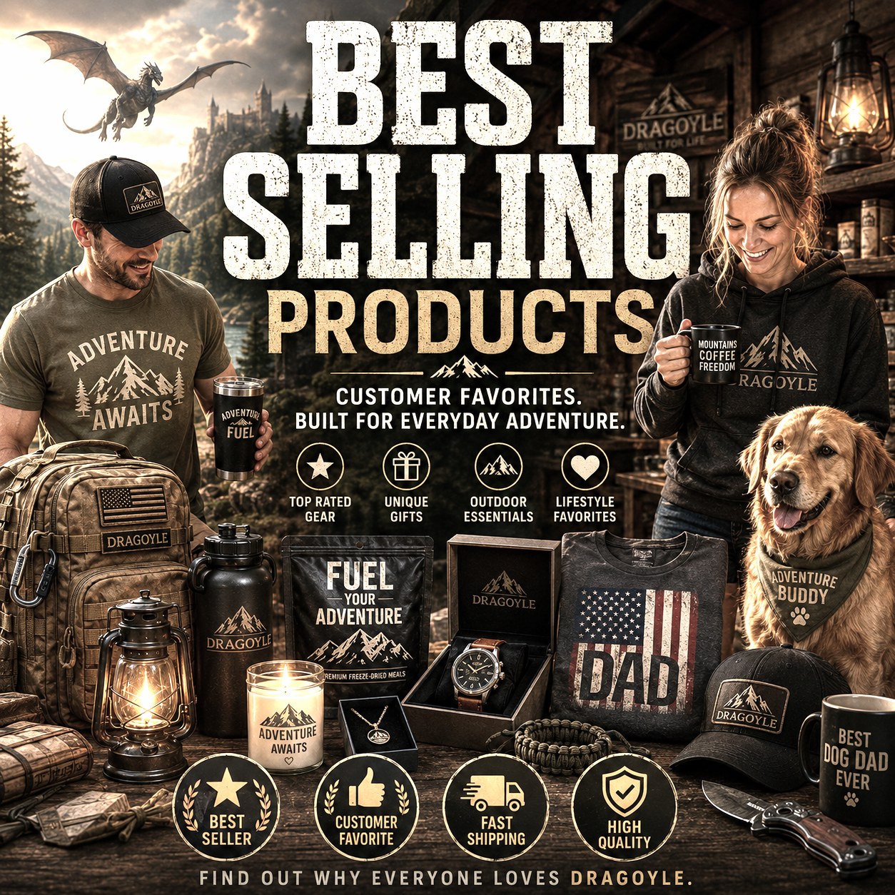 Best Selling Products found at dragoyle.com