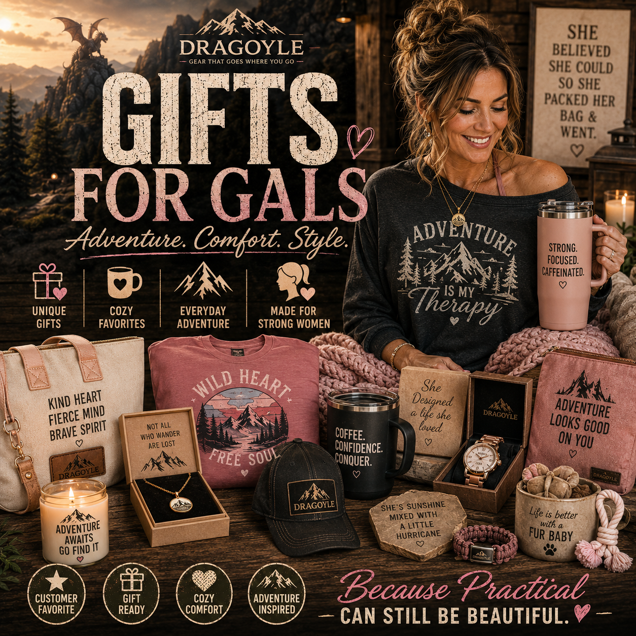 Groovy Gifts For Gals at dragoyle.com