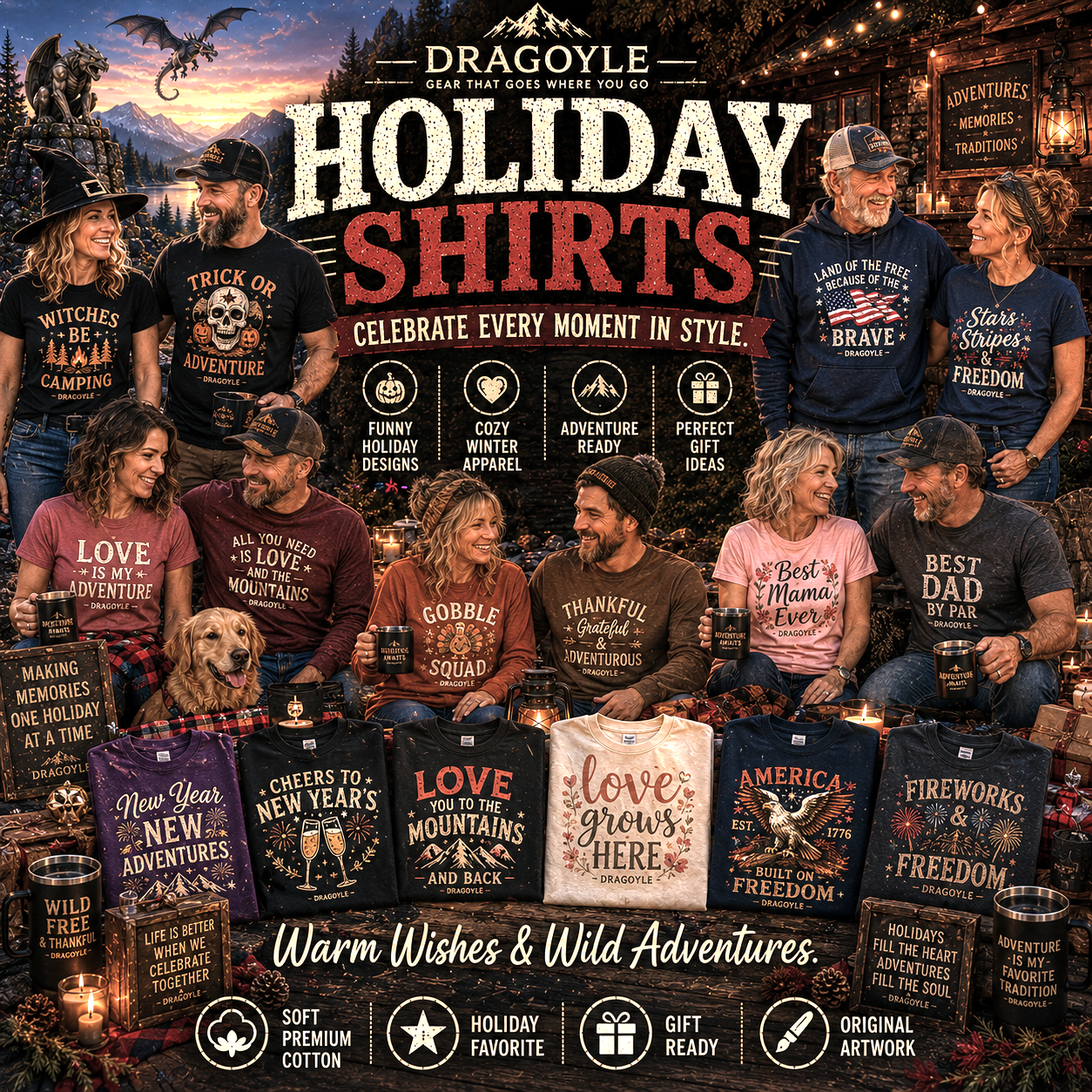 Holiday Shirts at dragoyle.com