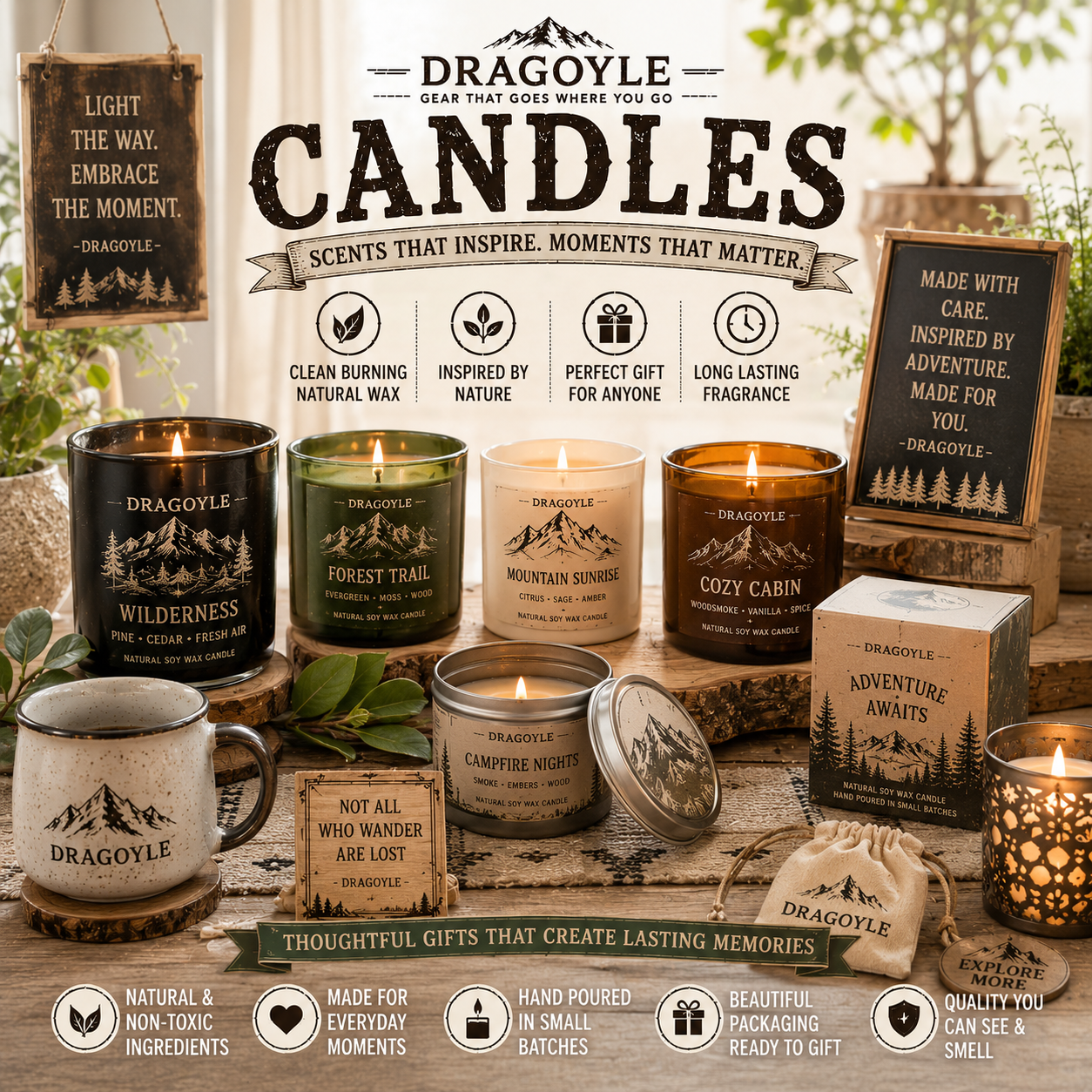 Candles & Holders at dragoyle.com
