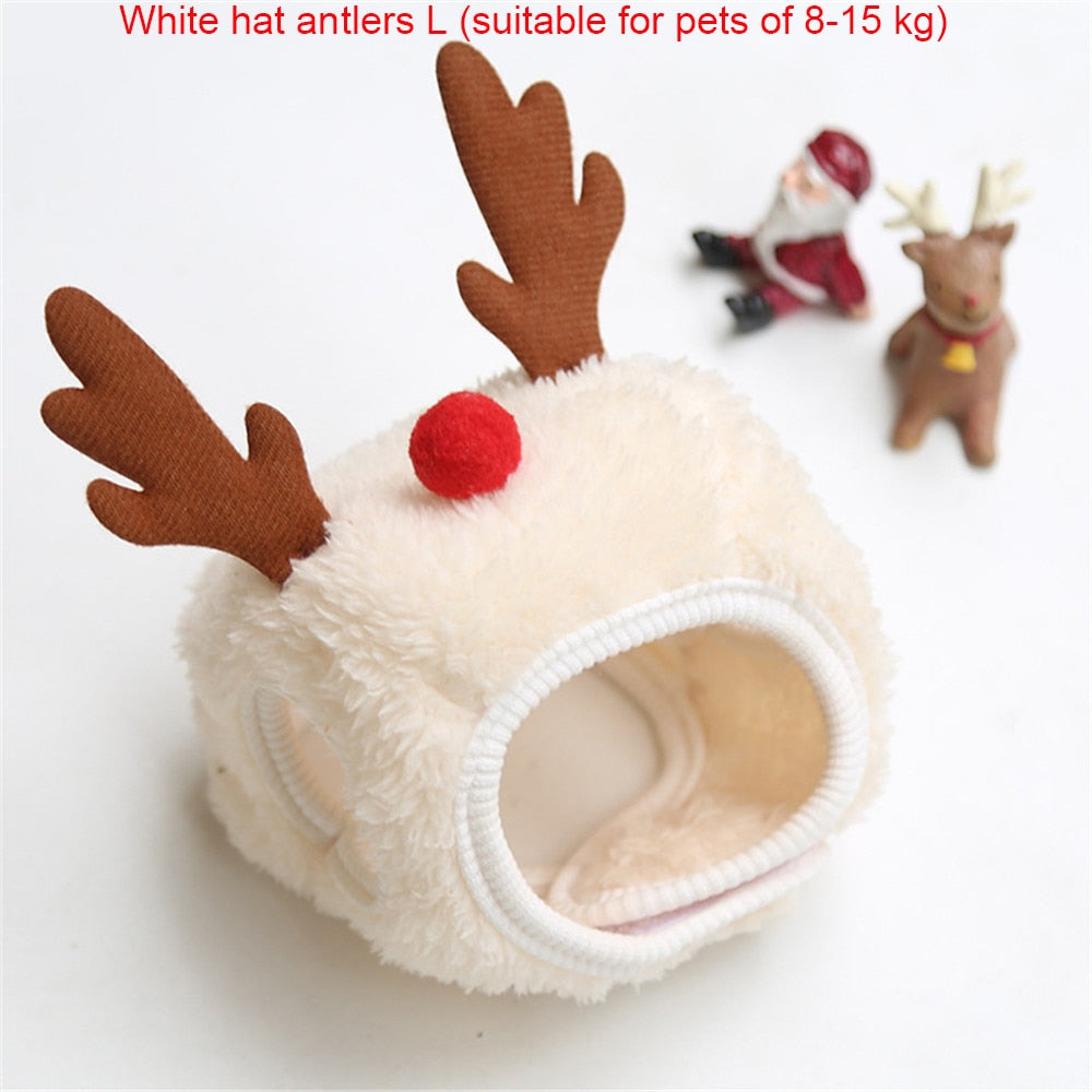 Christmas Pet Hats Costume Dogs Cats Pets