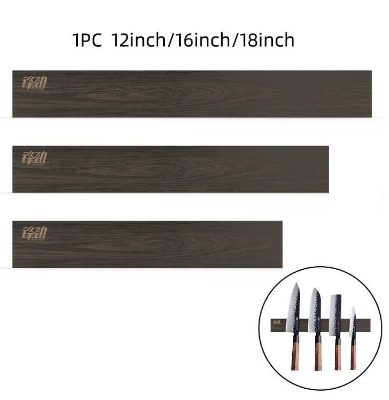 Keep your kitchen organized and your knives within arm's reach with this powerful magnetic wall mount knife strip. Engineered with industrial-strength magnets, it securely holds knives of various sizes while protecting blade edges from damage.