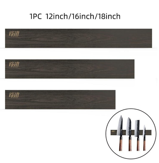 Keep your kitchen organized and your knives within arm's reach with this powerful magnetic wall mount knife strip. Engineered with industrial-strength magnets, it securely holds knives of various sizes while protecting blade edges from damage.