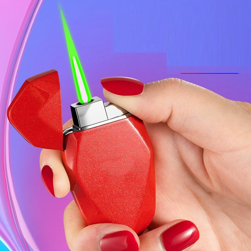 Light up your life with our Creative Luminous Green Flame Prismatic Lighter. This stunning lighter creates a beautiful, vibrant green flame to bring a unique flair to your special occasions. Not just a source of light, but a tool to express your unique style and creativity.