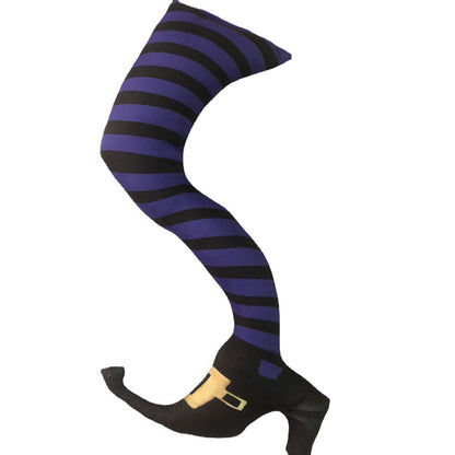 Add a spooky twist to your Halloween décor with these Fun Halloween Upside Down Witch Legs! Perfect for creating a cheeky, eye-catching display, these legs look like a witch has crash-landed into your lawn or porch.