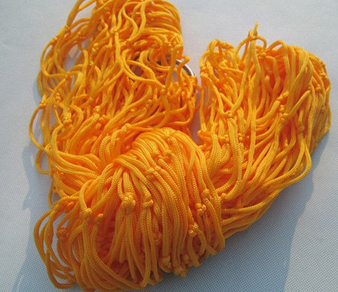 Engineered for comfort and durability, this single-person hammock features a breathable mesh nylon construction that promotes airflow and resists moisture absorption. The lightweight design makes it ideal for backpacking, camping, or backyard relaxation.