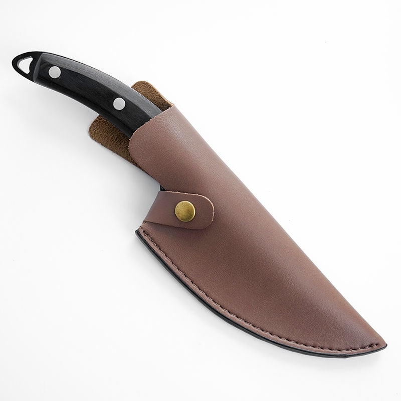 High Clad Steel Forged Serbian Butcher Knife