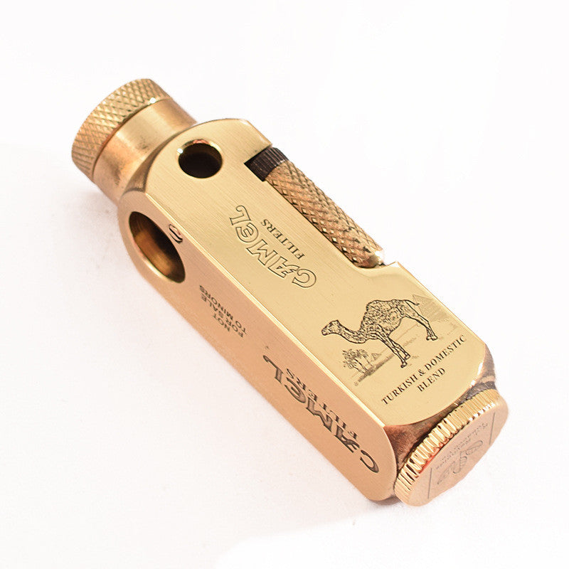 This Heavy Duty Brass Laser Engraved Lighter is perfect for starting a fire in emergency situations. It is the perfect combination of durability and convenience with its brass frame and laser-etched design.