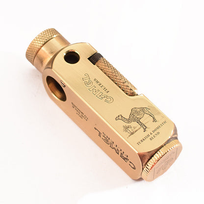 This Heavy Duty Brass Laser Engraved Lighter is perfect for starting a fire in emergency situations. It is the perfect combination of durability and convenience with its brass frame and laser-etched design.