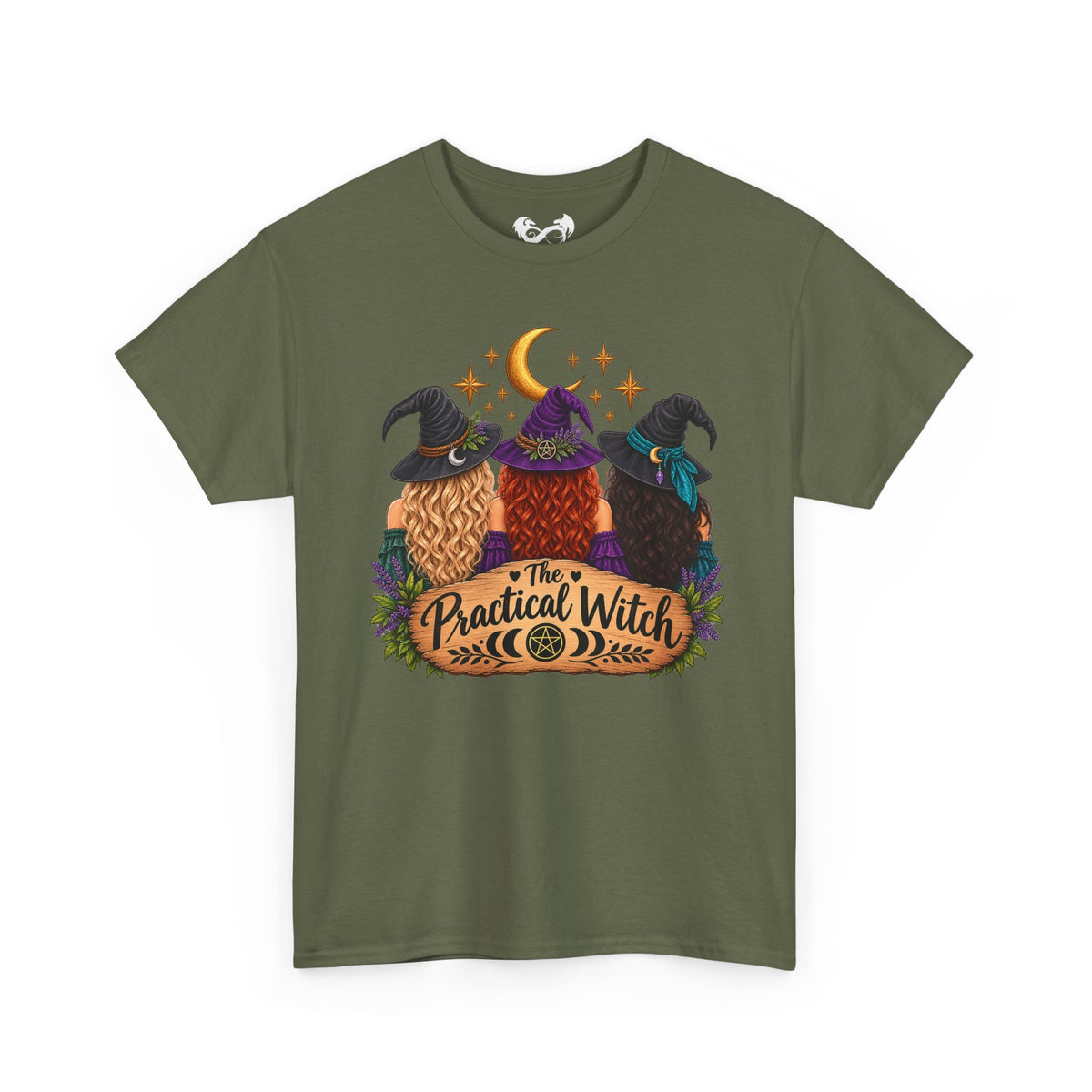 The Practical Witch Sisters Halloween Cotton T-Shirt