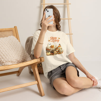 Stay Cozy Comfortable Cotton Halloween T-Shirt