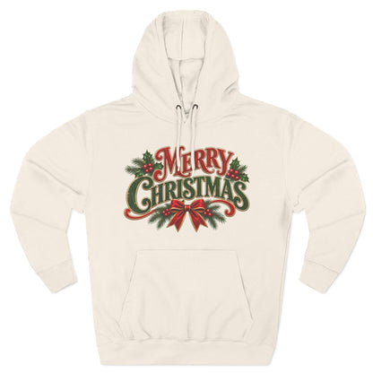 Classic Merry Christmas Thick Comfortable Pullover Hoodie